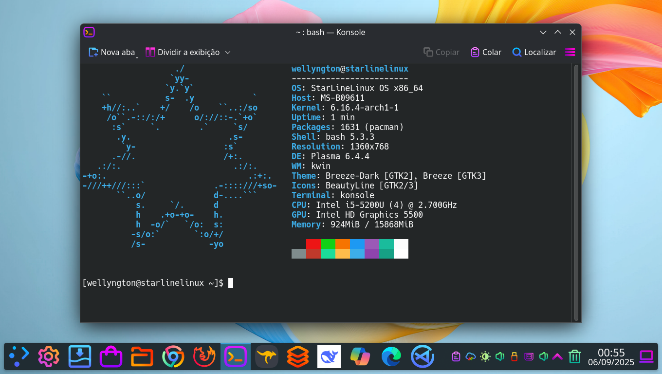 StarLineLinux Screenshot 2